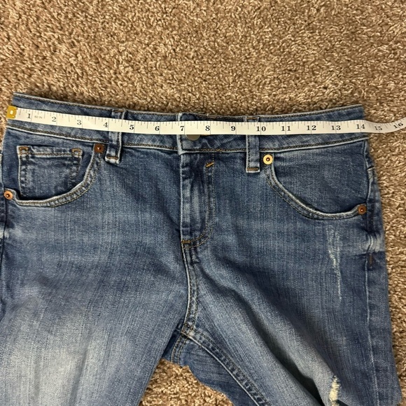 Asos Denim Women’s Straight Leg Distressed Jeans Size 26 x 32 - Picture 5 of 8